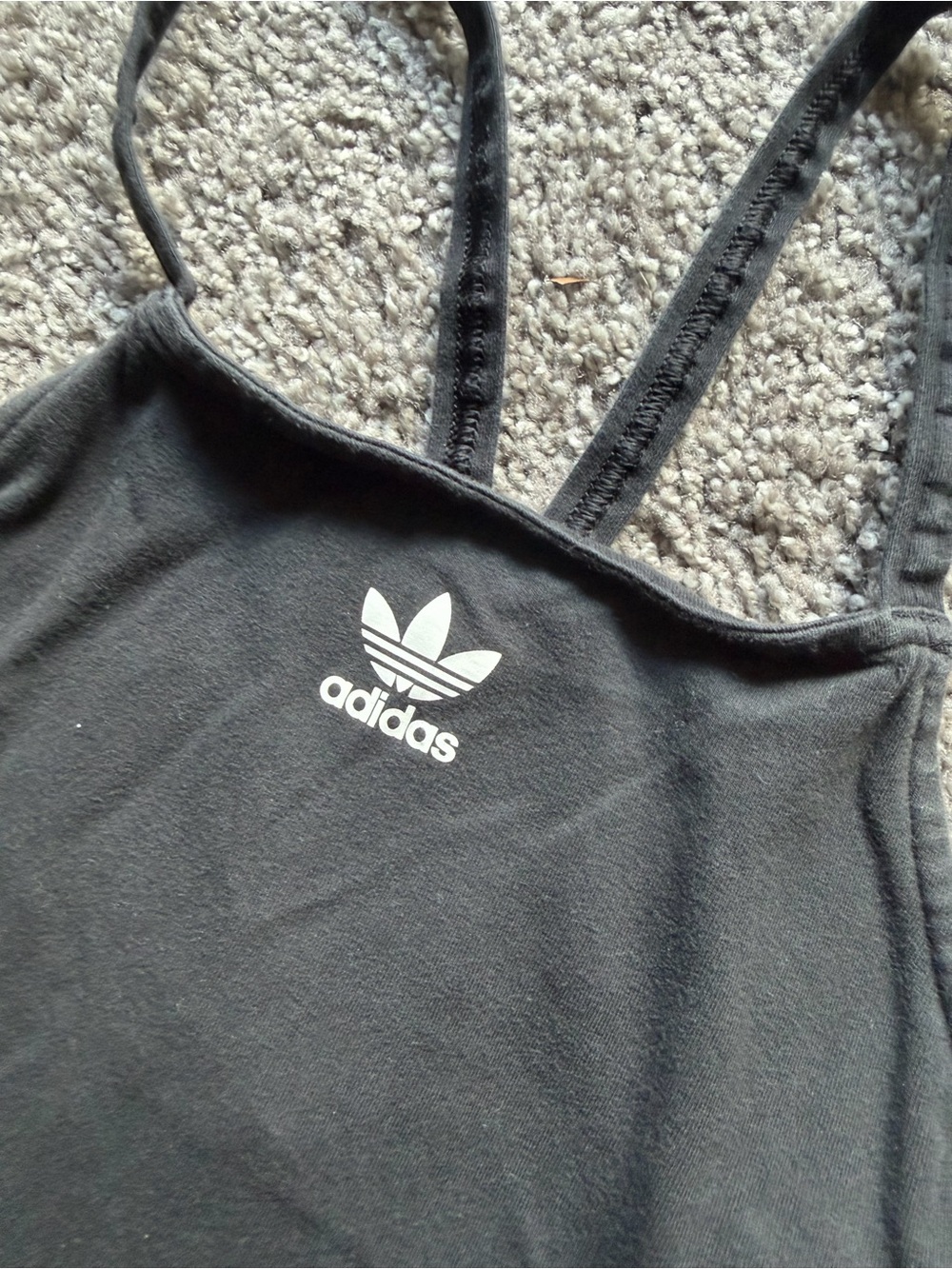 adidas Black Maxi Dress with White Side Stripes - Picture 3 of 8